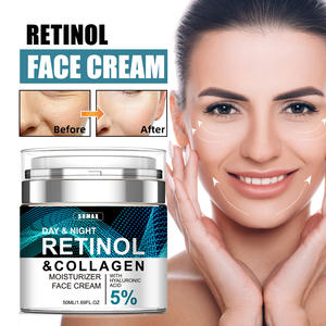 Hot Sale 50ml Anti-Aging Retinol Gesichts creme Private Label mit organischen Inhaltsstoffen Mineralien Hyaluron säure infundiert - Product Image 2