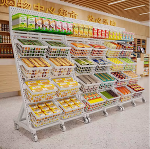 Estantería Acrílica Resistente Personalizada, Ajustable, de 3 Niveles, Perforada, de Instalación Rápida, Rectangular, para Almacén o Supermercado - Product Image 2