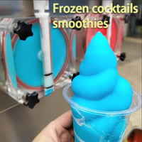 Meilleure vente machine à glace fondante/machine à glace fondante avec 2 saveurs et compresseur importé