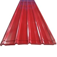 Toiture en métal ondulé galvanisé enduit de couleur de toit prépeint