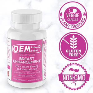 Bocks hornklee Kräuter extrakt Brust vergrößerung kapseln mit Vitamin C Ergänzungen Brust vergrößerung spillen für Frauen - Product Image 2