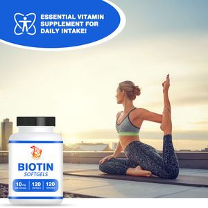 Biotine Premium en gélules molles, vitamine essentielle pour la santé des cheveux, de la peau et des ongles, formule facile à avaler, produit de beauté - Product Image 3