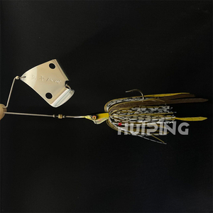 Nuovi arrivi 25.5g Rubber JIG Spinner BuzzBait Blade Jig Heads con gonna in Silicone pesca artificiale Whopper Jigging Bass Lures - Product Image 3