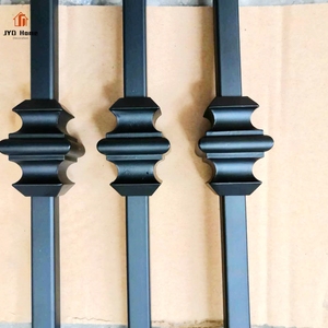 Jyd 1/2 "Matzwarte Holle Ijzeren Lepel Knokkel Balusters Indoor Trap Metalen Spindels Te Koop - Product Image 5
