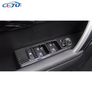 4 Piezas de Accesorios para Automóviles con Aspecto de Fibra de Carbono, Cubierta Decorativa para el Panel de Botones del <span class=keywords><strong>Elevalunas</strong></span> para <span class=keywords><strong>Kia</strong></span> <span class=keywords><strong>Sportage</strong></span> 2018+ - Product Image 6