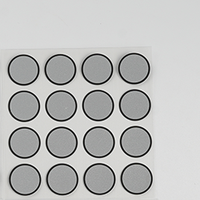 Cibles circulaires adhésives hautement réfléchissantes, diamètre intérieur 16 mm, diamètre extérieur 18 mm, pour la numérisation 3D, la photogrammétrie, la métrologie et la calibration