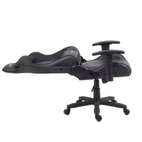 Chaise de jeu ergonomique moderne pour enfants avec revêtement en cuir PU et structure en fer, mobilier de maison/salon pour le gaming