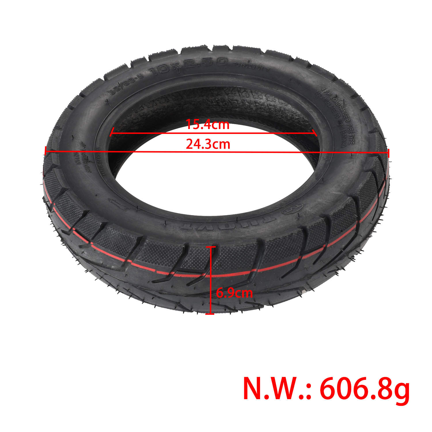 Pneu extérieur 10*2.5 TUOVT 237.04