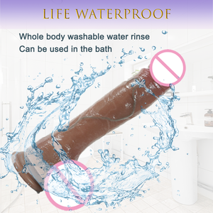 Dildo Realistico da 9,6 Pollici per Adulti, Sensazione Pelle-Apnea, Giocattolo Sessuale per <span class=keywords><strong>Uomo</strong></span> <span class=keywords><strong>e</strong></span> <span class=keywords><strong>Donna</strong></span> - Vendita all'Ingrosso - Product Image 4