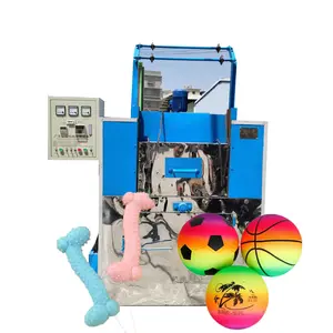 Mesin cetak Roto bola Yoga otomatis Pvc mainan pantai Laut proses produsen Rotomolding kecil