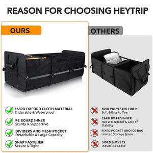 Hộp đựng đồ cốp xe đa năng, gấp gọn được, có ngăn giữ nhiệt chống rò rỉ - Product Image 5