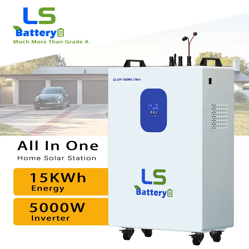 Rechargeable Batteries 48V 100ah 200ah 300ah 5Kwh 10kwh 15kwh all-in-one Lifepo4 Battery solar energy storage battery pack