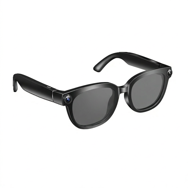 AI Smart Glasses Camera Magnetic Charging WiFi Transfer Touch/Wi-Fi Control Speaker Wearable Smart Glass Photo Video Recording