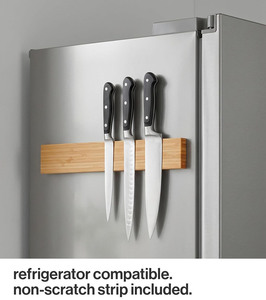 Eco Friendly Custom Bamboo Knife <b>Holder</b> Stand Magnetic Knife Bar Wood Magnetic Knife <b>Holder</b> for <b>Kitchen</b> - Product Image 5