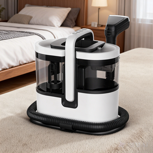 เครื่องทำความสะอาดอเนกประสงค์แบบพกพา CE CB สำหรับทำความสะอาดเบาะผ้า โซฟา คราบสกปรกจากสัตว์เลี้ยง ใช้ในรถยนต์ พรม ทำความสะอาดแบบเปียกและแห้ง ด้วยไอน้ำ - Product Image 2