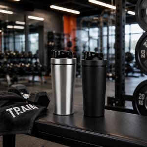 Bouteille shaker en acier inoxydable 304 certifiée, approuvée LFGB et FDA, sans BPA, finition mate avec boule, logo personnalisé, fournisseur en gros - Product Image 5