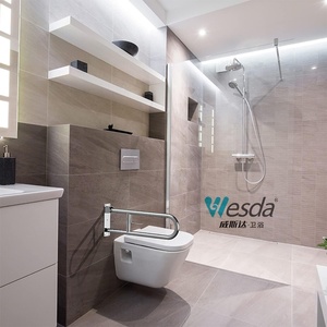 <span class=keywords><strong>Barre</strong></span> d'appui <span class=keywords><strong>de</strong></span> sécurité pour toilettes en acier inoxydable WESDA, barres d'appui rabattables, porte-papier pour personnes âgées, utilisation en hôpital, accès pour personnes handicapées dans la salle <span class=keywords><strong>de</strong></span> bain - Product Image 6