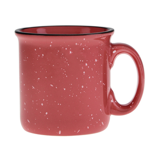 Compra a granel personalizada taza moteada para fogata Taza de cerámica esmaltada personalizada - Product Image 1