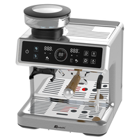 Cafetera Espresso 2 en 1 Anbo, Bomba ULKA de 20 Bares, Termobloque Doble, Control de Temperatura PID, Portafiltro de 58 mm, OEM