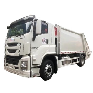 Camion compacteur de déchets ISUZU GIGA 16 CBM, camion à chargement arrière avec compacteur, rapport de compression élevé, compacteur de déchets - Product Image 1