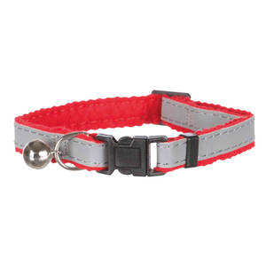 Collar Reflectante para Gato, Color Rosa, con Campana, Ajustable para Mascotas - Product Image 4