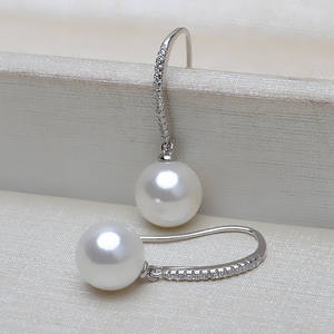 Anillo Abierto de Plata S925 Hecho a Mano, Accesorio para Pendientes, para Mujer, 25 mm, Anillo Vivo con Perla, Soporte Hueco de 3 mm - Product Image 1