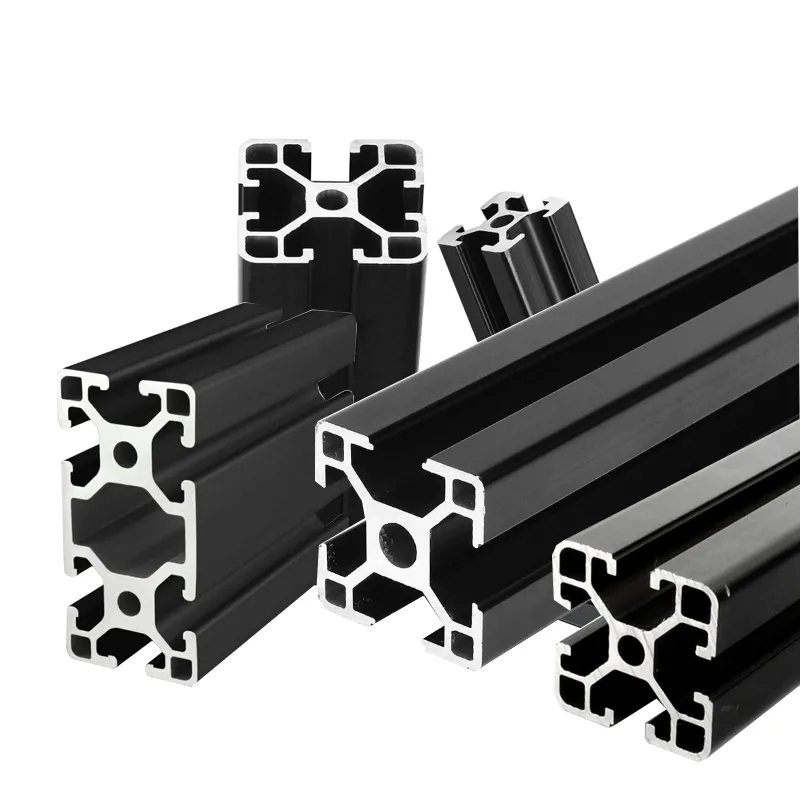 Kg 당 알루미늄 V 슬롯 압출 프로파일 가격 2020 3030 4040 4060 4080 t 슬롯 알루미늄 프로파일 레일 및 CNC
