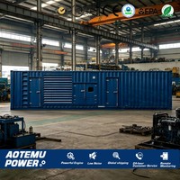 Groupe électrogène diesel silencieux conteneurisé Weichai 800KW 1000KW 3P 50Hz avec ATS (commutateur automatique) pour la construction