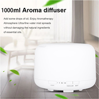 Diffuseur d'huiles essentielles ultrasonique à télécommande de grande capacité 200 ml avec lumière LED pour la maison et le bureau