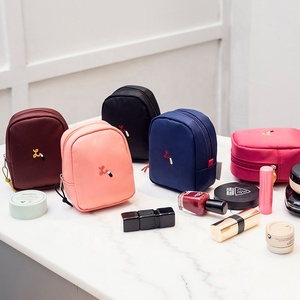 Mini bolsa de <span class=keywords><strong>maquillaje</strong></span> portátil con logotipo personalizado, bolsa de cosméticos de viaje de moda, <span class=keywords><strong>neceser</strong></span> impermeable de poliéster - Product Image 6