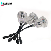 Lumières à pixels cabochon RGB DMX adressables OEM ODM 60 mm IP67 DC24V SMD5050 pour les lumières de lettres de parcs à thème de fête foraine