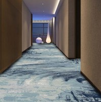 Moquette longue de luxe pour couloir d'hôtel 5 étoiles Axminster Banquet Hall, tapis mural pour hall d'hôtel, tapis de couloir pour escaliers d'hôtel