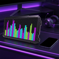 Accessoires pour configuration de jeu, écran d'affichage d'animation DIY, pixel art, panneau matriciel RGB portable, panneau LED personnalisable, cadeau pour les joueurs
