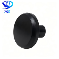 SNIPPIN Rivet à tête cylindrique plate en acier oxydé noir, 3 mm x 3, sans rainure, sans denture, grade A2-70