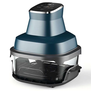 Nồi chiên không khí bát thủy tinh cầm tay 4L giòn điều khiển cảm ứng kỹ thuật số thông minh 1500W đa chức năng - Product Image 2