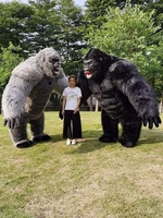 Funtoys-Costume de mascotte gonflable de gorille de singe 2/2.6/3m King Kong personnalisé Anime Cosplay Mascotte Fursuit Animal pour adulte