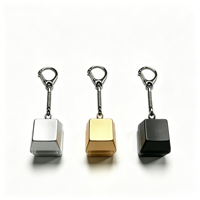Porte-clés personnalisé en forme de touche de clavier, pendentif pour clavier mécanique, breloque mignonne pour sac à dos, cadeau pour gamer