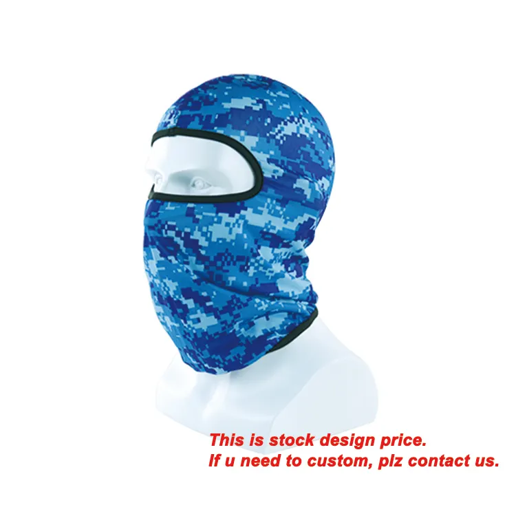 Balaclava para rosto com logotipo personalizada, balaclava estampada com 1 orifício, cobertura facial, para motocicleta, esqui, à prova de vento