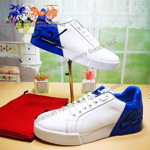 Dolces - Zapatillas Deportivas Casuales de Alta Calidad para Correr, Estilo Deportivo Personalizado, Zapatos de Piel Auténtica con Cordones, Gabbanas - Product Image 4