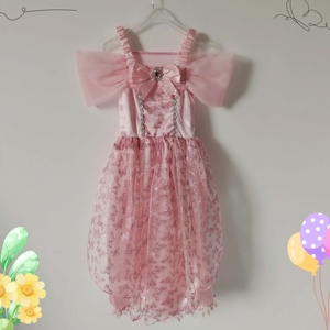 Nouvelle arrivée MS, costume pour enfants, fête de carnaval, cadeau d'anniversaire, jolie robe de princesse rose pour fille - Product Image 3