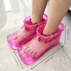Women Foot Soak Bath Therapy Massage Shoes Ankle <b>Boots</b> Sole Relaxation Home Feet Care Hot Water Neutral Foot Soak - Product Image 2