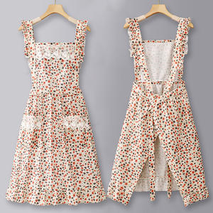 2023 nuevo delantal de cocina comercial estilo extranjero restaurante menú hogar Internet celebridad babero trabajo coágulo mismo estilo de cocina - Product Image 3