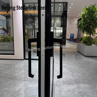 Porte coulissante en aluminium à rupture de pont thermique, robuste, en fibre de verre, pour patio, homologuée Miami-Dade, Floride, style américain moderne