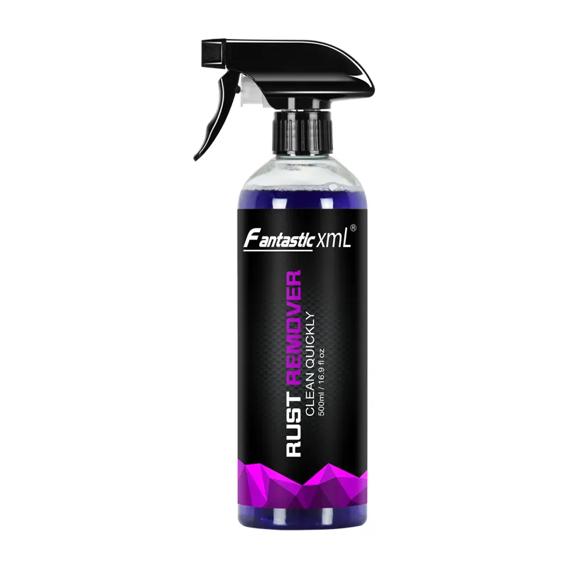 Potente rimozione macchie di ruggine Spray detergente per cerchioni freno in lega viola 500ML