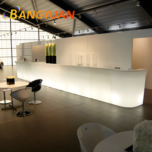 เคาน์เตอร์บาร์ LED สำหรับไนท์คลับ พื้นที่เต้นรำ เคาน์เตอร์คลับ เฟอร์นิเจอร์สำหรับงานปาร์ตี้ พร้อมคุณสมบัติกันน้ำ 16 สี PE ทันสมัย - Product Image 5