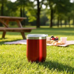 Gobelet thermique portable en acier inoxydable avec couvercle hermétique, capacité de 12 fl oz, garde les boissons chaudes pendant 3 heures et froides pendant 4 heures, Mo - Product Image 2