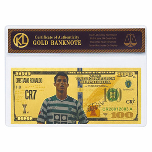 Set de Tarjetas Conmemorativas con Lámina Dorada de Leyendas <span class=keywords><strong>del</strong></span> Fútbol, Coleccionable para Fanáticos <span class=keywords><strong>del</strong></span> Deporte - Product Image 3