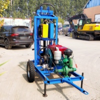 Kit de forage de puits d'eau de profondeur Mini 100m amovible Mini Profundo 150m Max composants de noyau de profondeur de forage y compris roulement de moteur