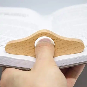Chấ<span class=keywords><strong>t</strong></span> Lượng Cao Quà <span class=keywords><strong>T</strong></span>ặng Cho Độc giả Bằng Gỗ Ngón Tay Cái Trang Clip Đọc Thẻ Trang Để Giữ Sách Mở - Product Image 2