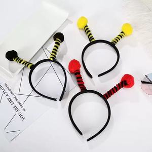 Nueva Diadema Divertida de Abejas con Bolas de Pompón Coloridas, Banda para el Cabello para Lavar la Cara, Accesorio para el Cabello para Niñas Felices, Decoración para Fiestas de Cumpleaños de Princesas - Product Image 1